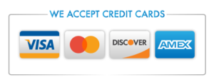 We Accepted Credit Cards